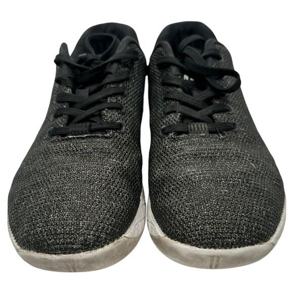 NOBULL Trainers Running Shoes Men's 8 Women’s 9.5 Black White Sneakers Lace Up - Picture 2 of 8